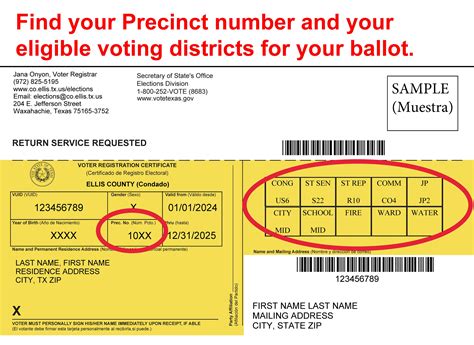 what is my precinct number.